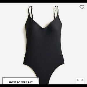 J. Crew Scoopneck One Piece Swimsuit